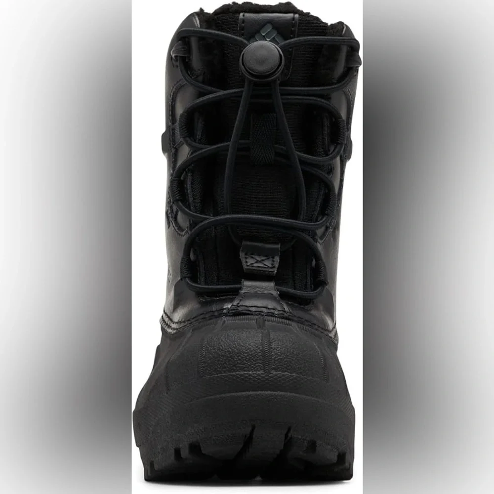 NWT Columbia Youth Bugaboot Celsius Insulated Waterproof Snow Boot, Blk/Graphite
